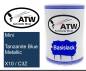 Preview: Mini, Tanzanite Blue Metallic, X10 / C3Z: 500ml Lackdose, von ATW Autoteile West.